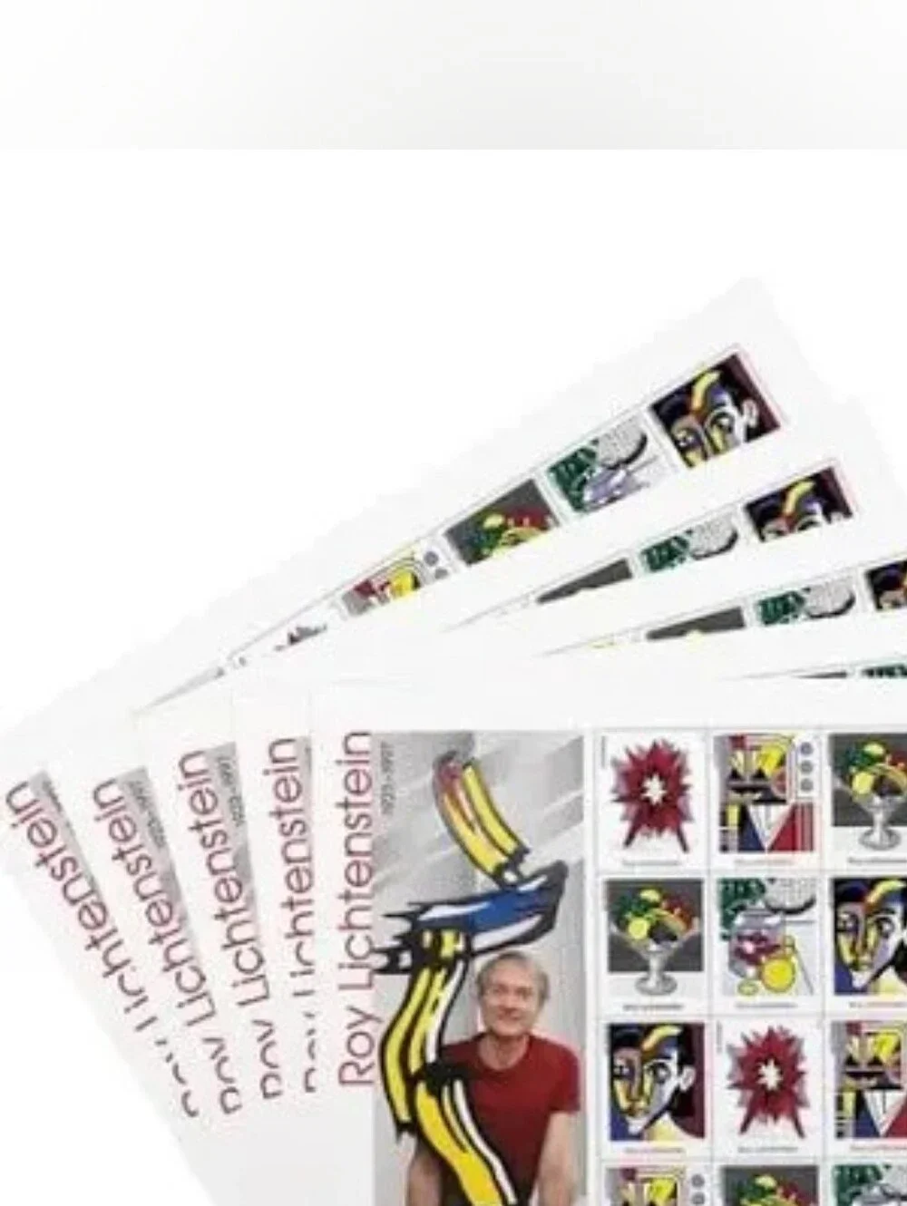 100 Roy Lichtenstein 2023 Forever Postage Stamps Postal USPS Mailing Pop Art